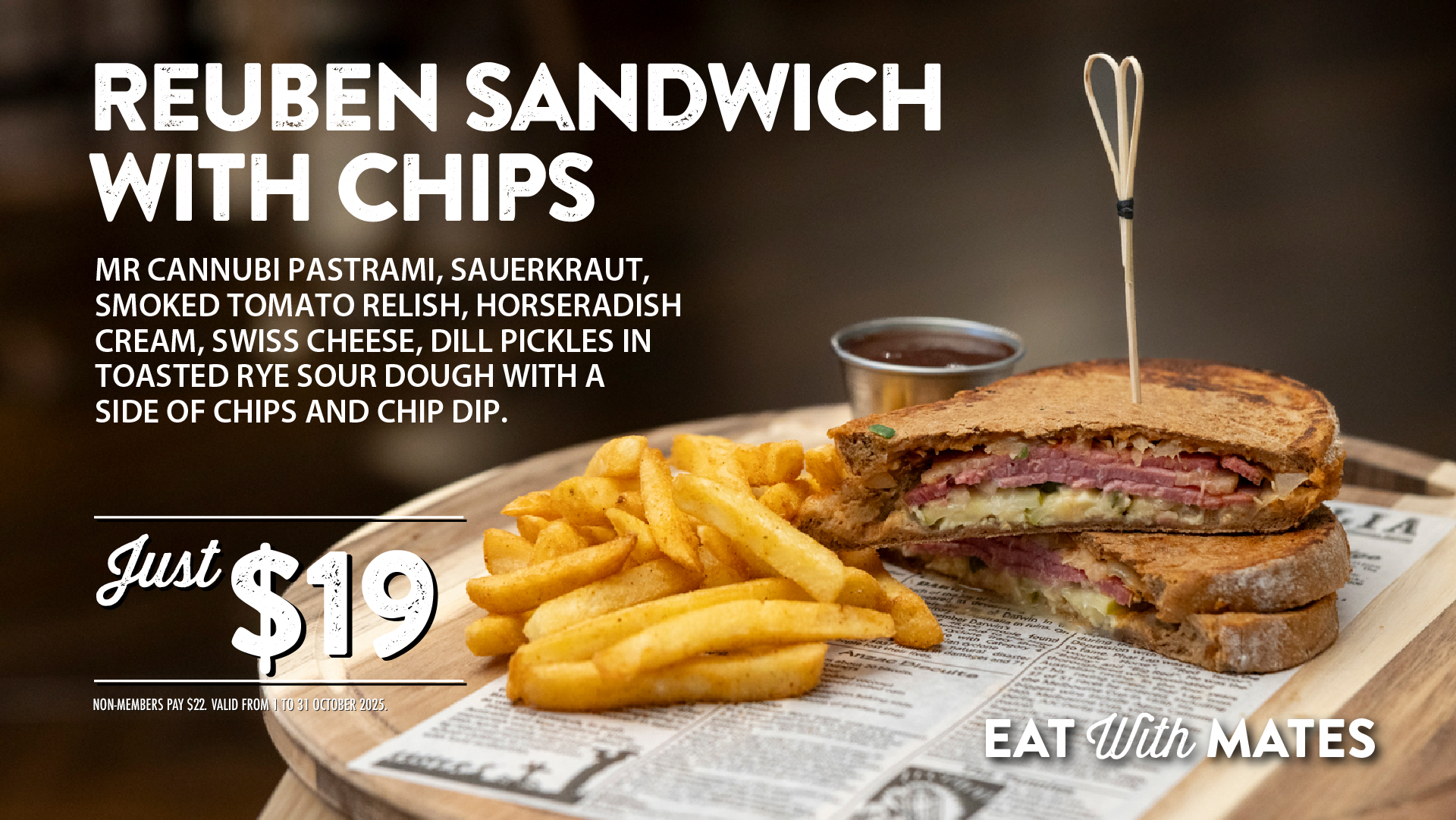 Reuben Sandwich special @ SS&A Albury!