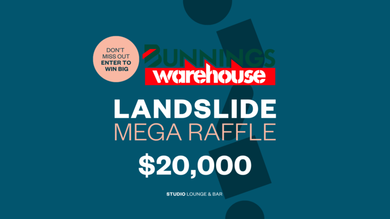 Bunnings x SS&A Mega Landslide Raffle