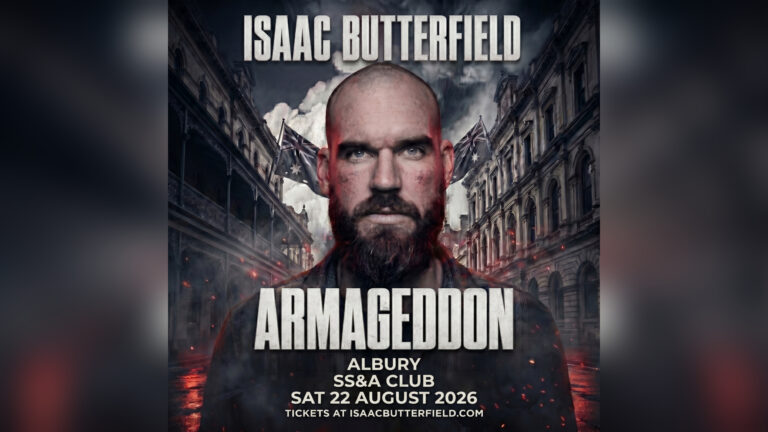 Isaac Butterfield LIVE at SS&A Albury: ARMAGEDDON