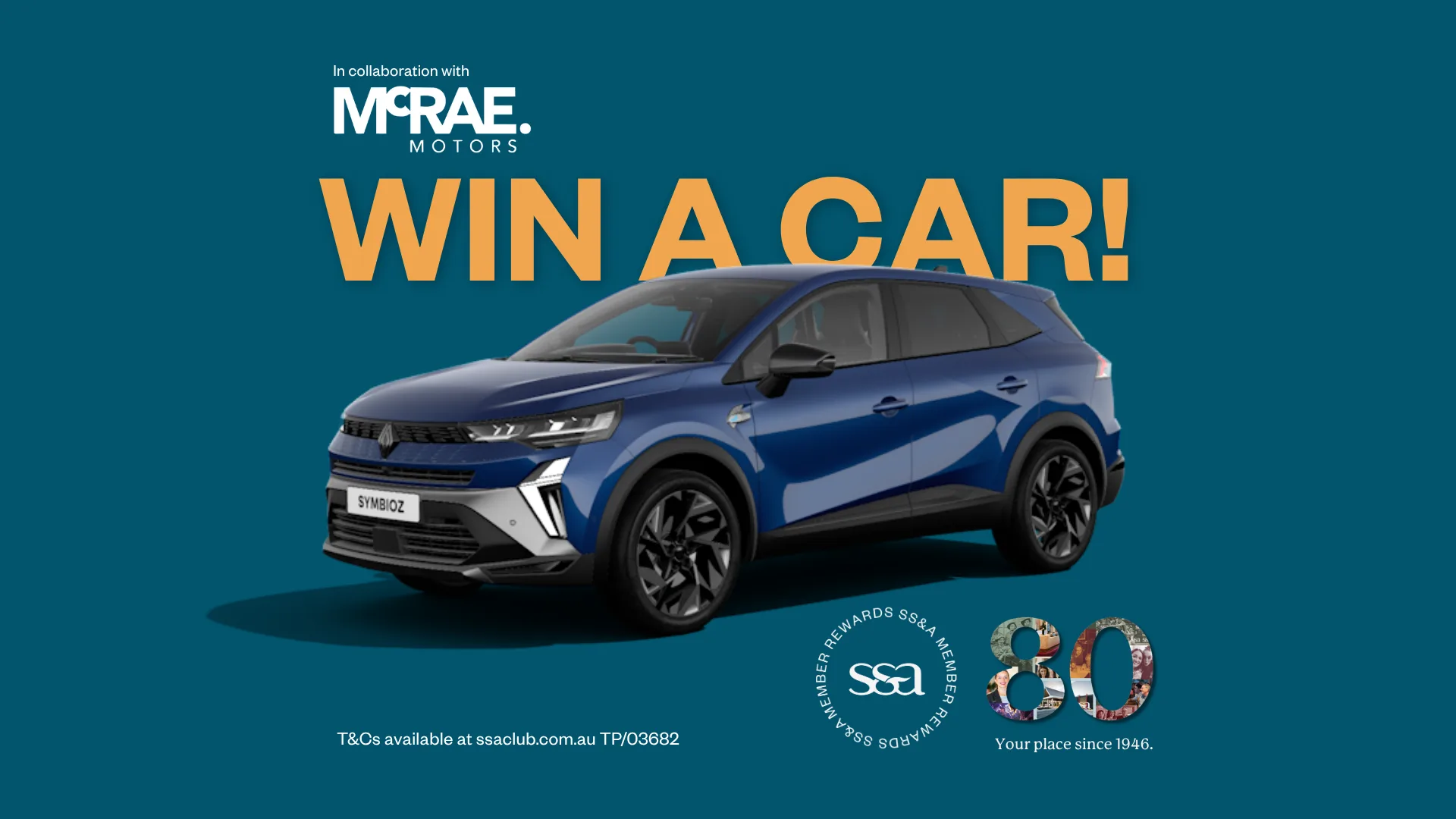 Win A Car! – SS&A 80th Birthday