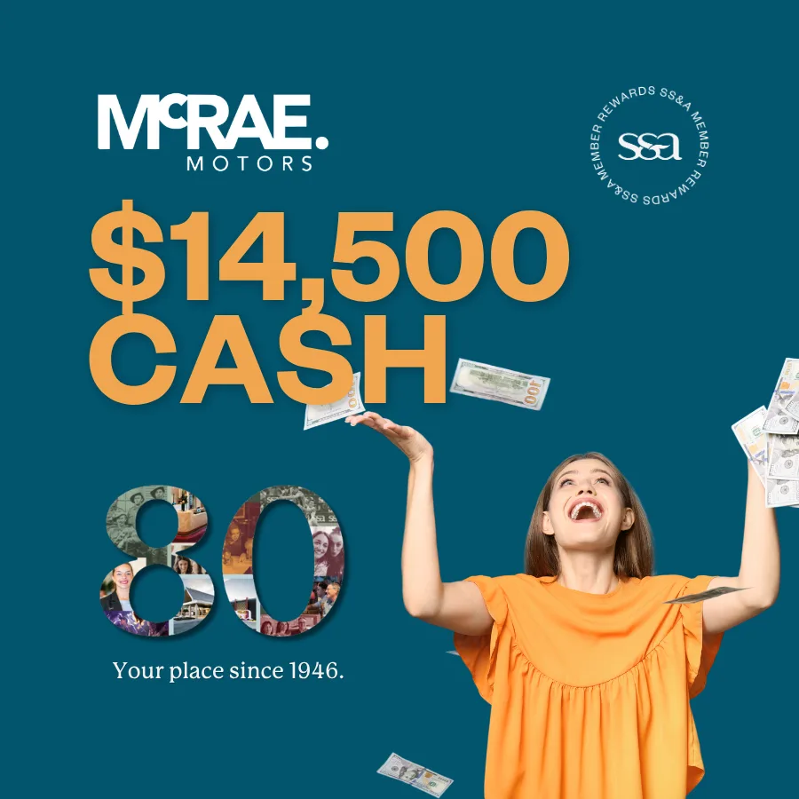 Win A Car! – SS&A 80th Birthday