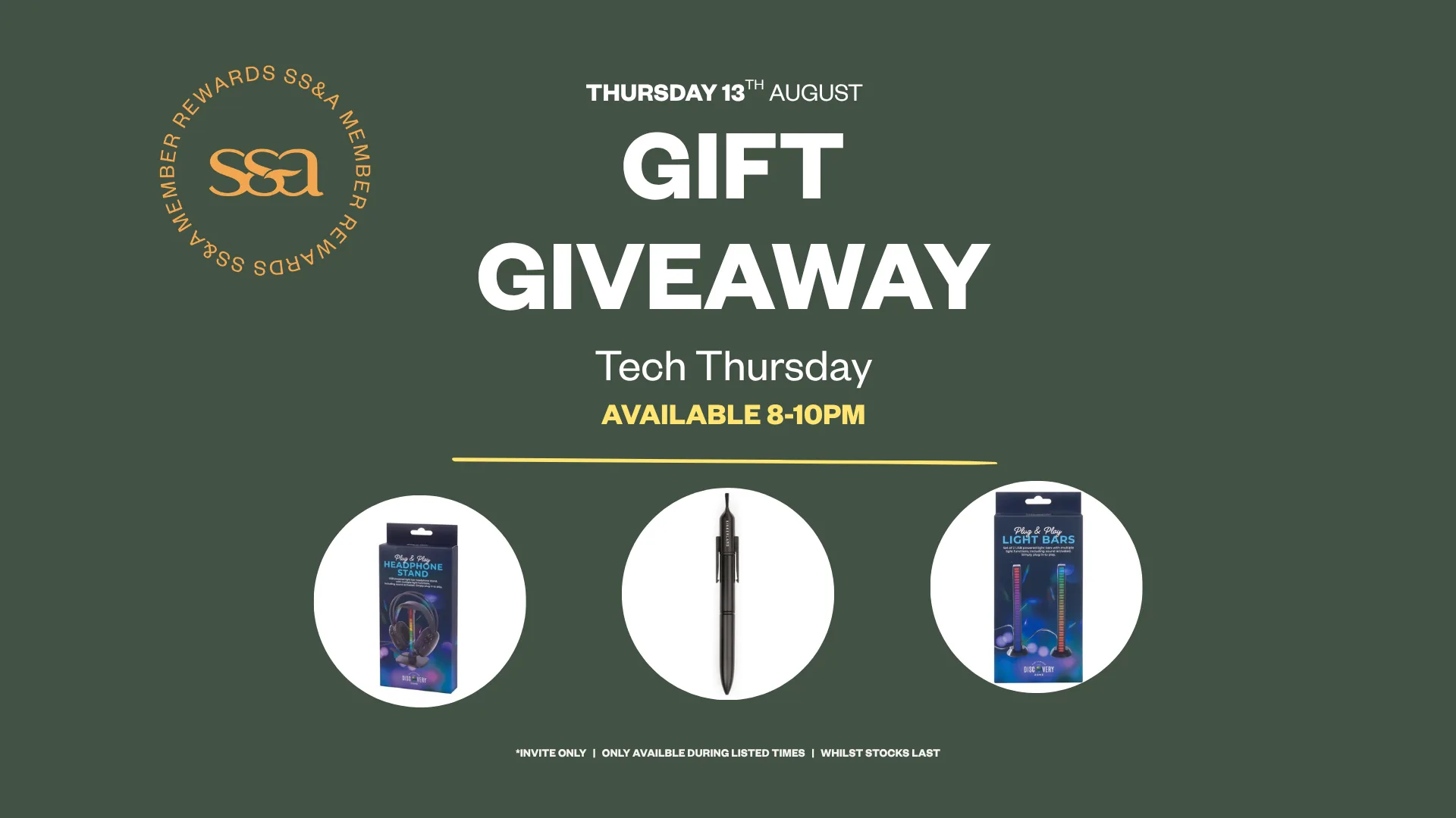 Gift Giveaway –  Thursday Tech